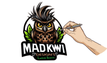 Lane Scott MadKiwi Designs Custom Logo design and Brand Identity Graphic Designer 